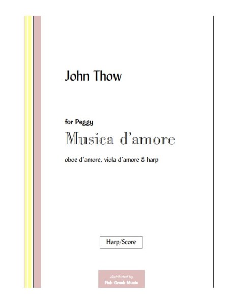 Musica d’amore (oboe d’amore, viola d’amore &&nbsp;harp)