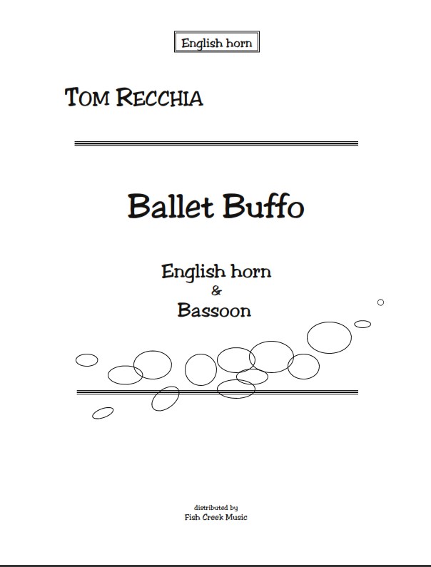 Ballet Buffo for English horn &&nbsp;bassoon