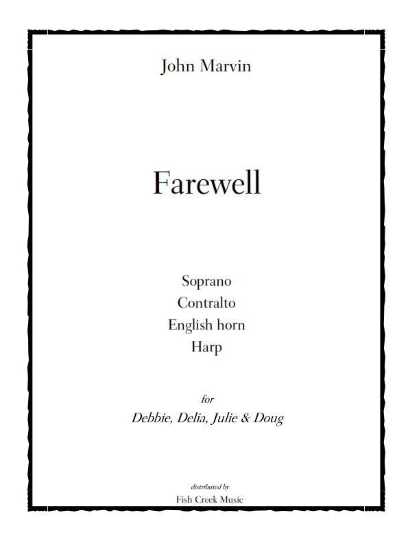 marvin farewell cover