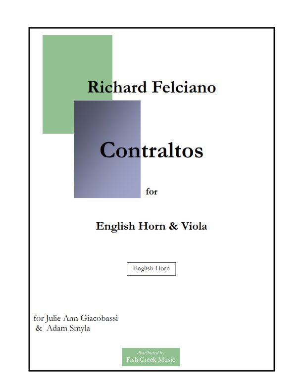 Contraltos (duet for English horn &&nbsp;viola)