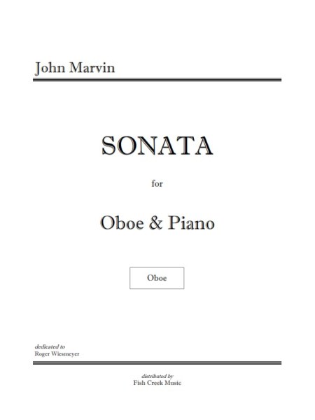 Sonata for Oboe &&nbsp;Piano
